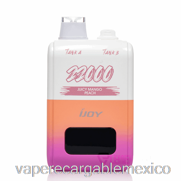 Vape Recargable Ijoy Sd22000 Desechable Jugoso Mango Melocotón